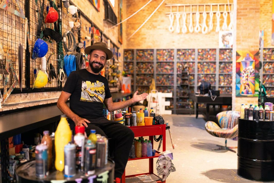 Ateliê de Eduardo Kobra em Itu oferece imersão de um dos maiores artistas contemporâneos